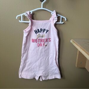 Pink Mother's Day Baby Romper